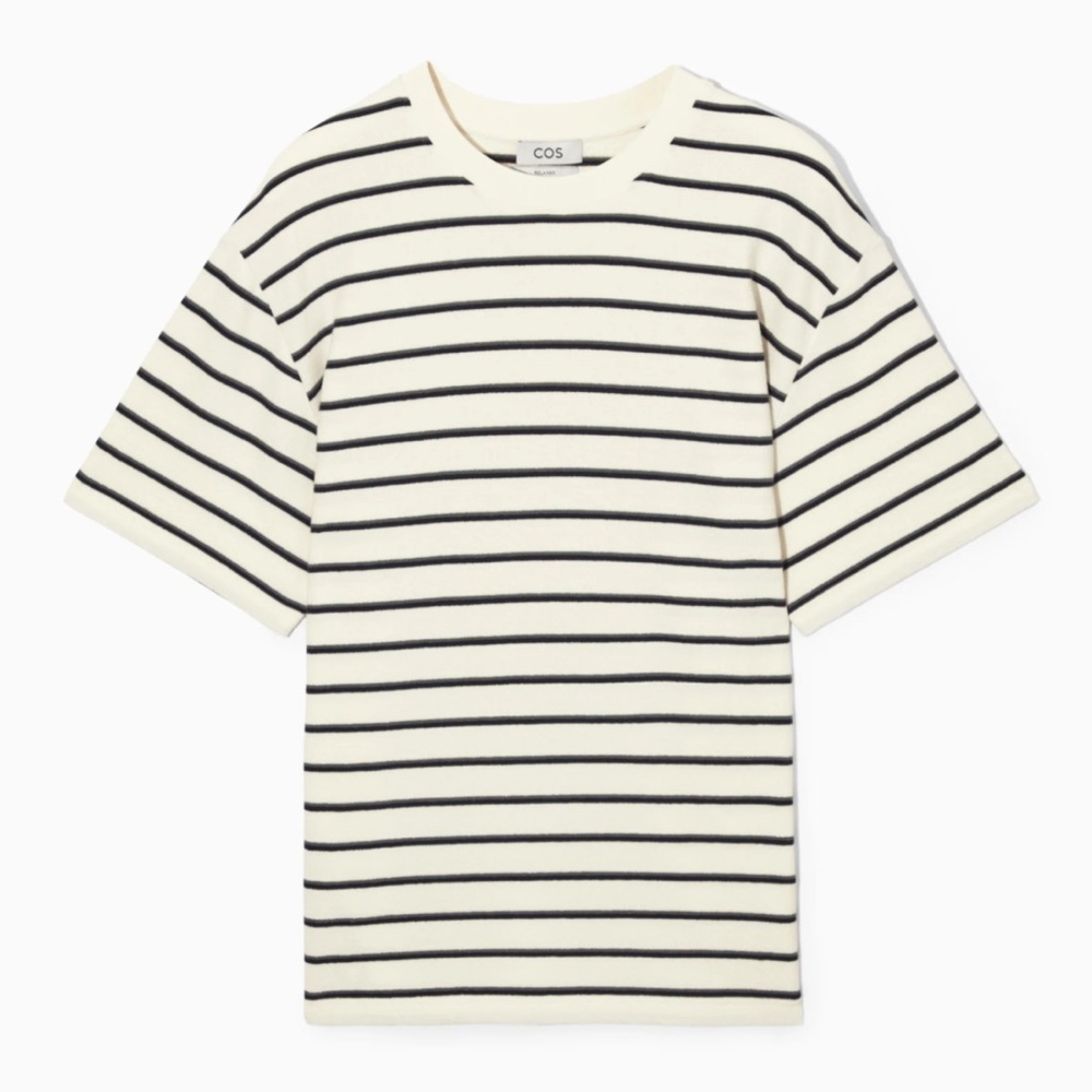 COS Striped T-Shirt - Picture 1 of 7